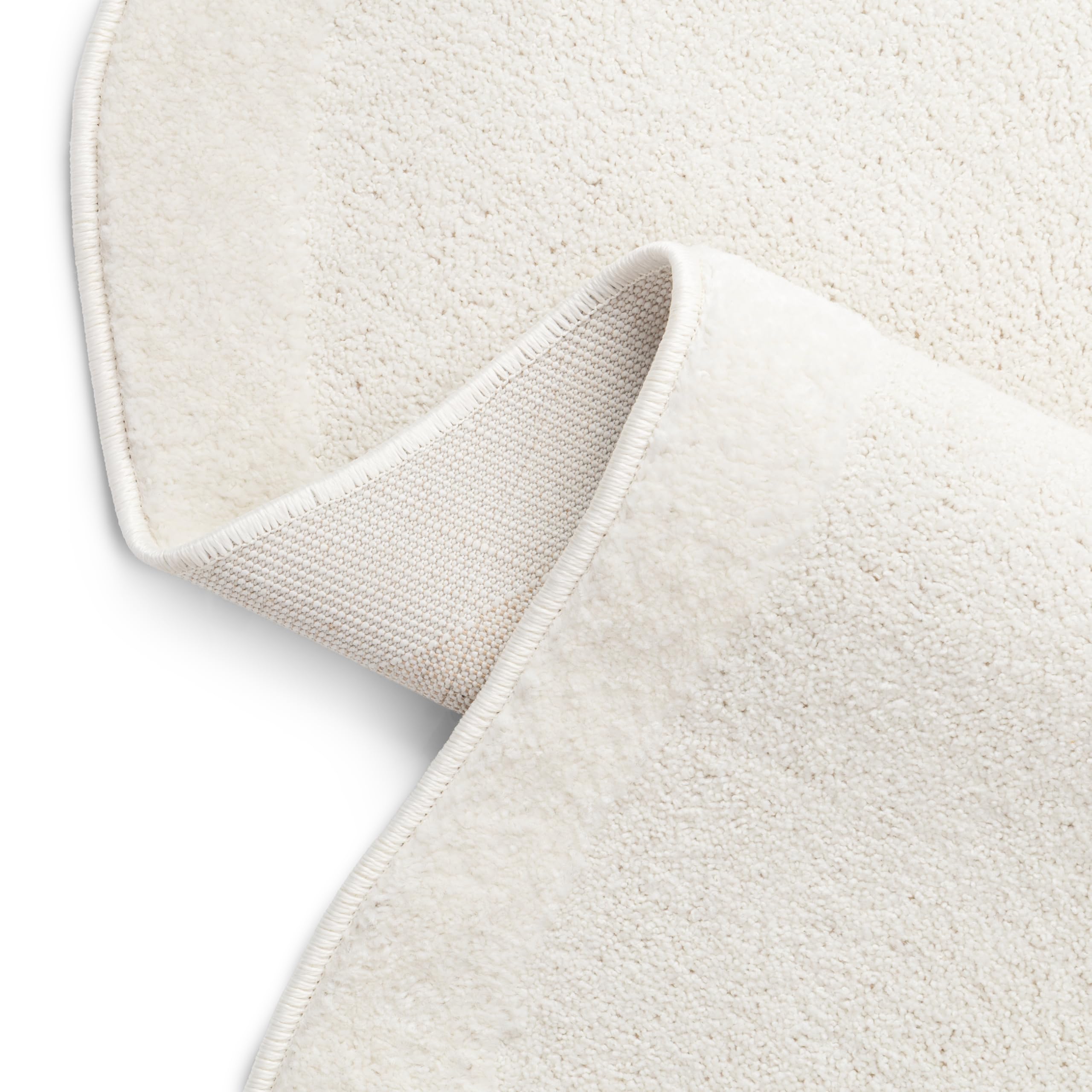 TAPISO Terra Teppich Kurzflor Creme Beige Weiß 200 x 300 cm | unregelmäßige Form geometrisch Muster 3D Effekt für Wohnzimmer & Schlafzimmer strapazierfähig pflegeleicht oeko-tex