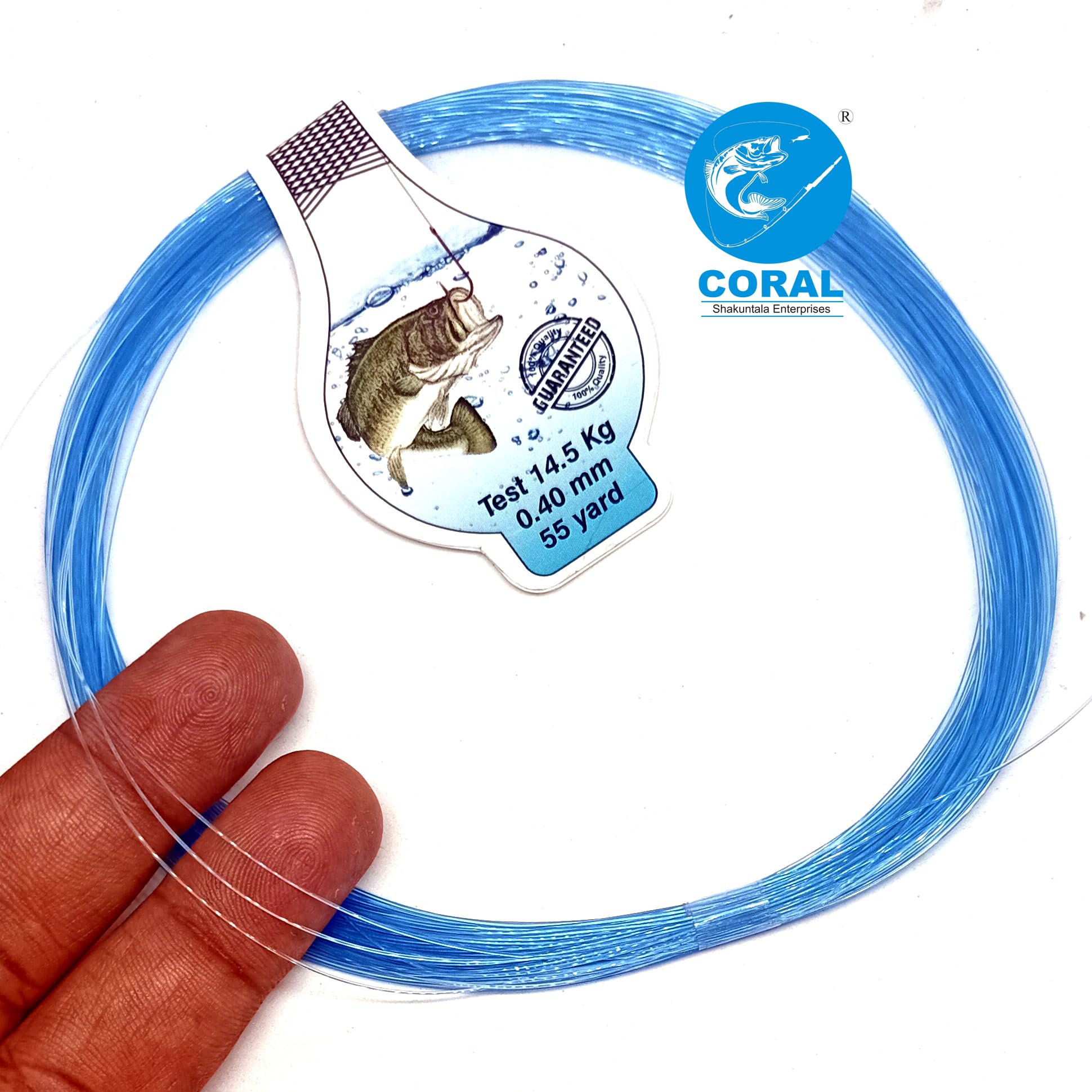 Coral - Fox Club Dia 0.40mm Length 50X6=300 Meter Tested 14.5kg Fishing Monofilament Line Soft and Super Strong Power Knot Strength Guaranteed Germany line 3