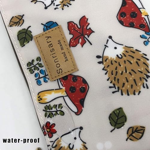 Miniatura 3 de neceser porta cosméticos con impresión floral, 14diseños, (P1141702)