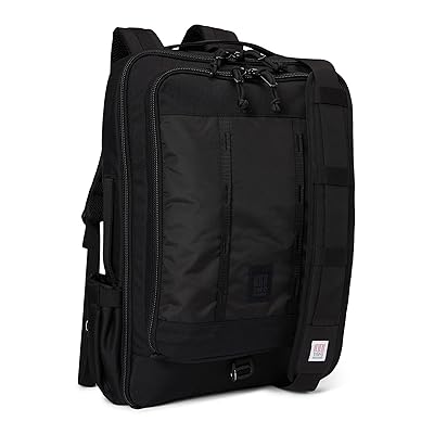 Topo Designs Global Travel Bag 30L Backpack Bags Black/Black, Mesh/Nylon/Plastic