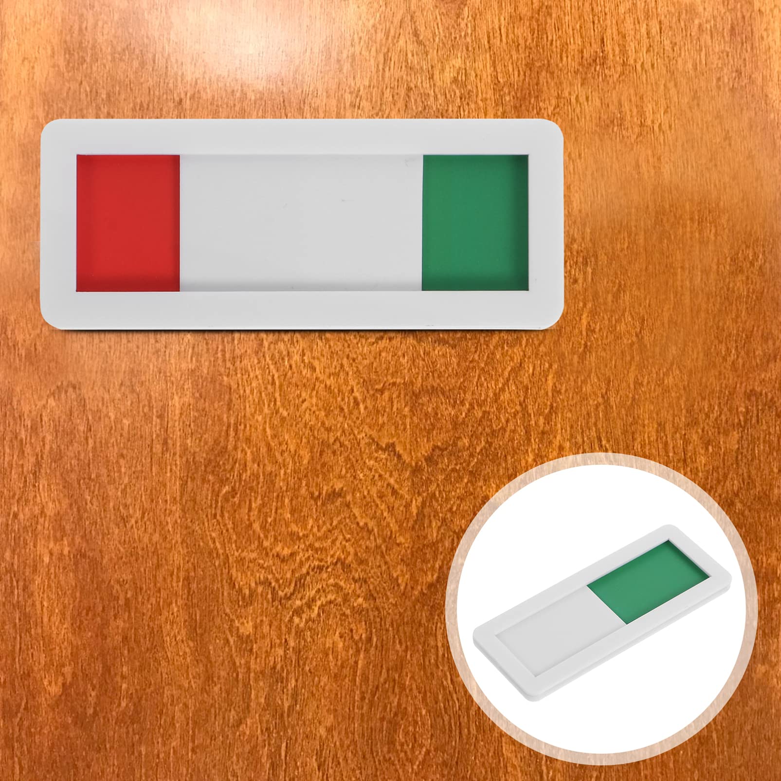 ULTECHNOVO 12piezas Señal De Privacidad Para Oficina Indicador De Estado Adhesivo Cartel De Ocupado Para Baños y Reuniones Diseño Creativo