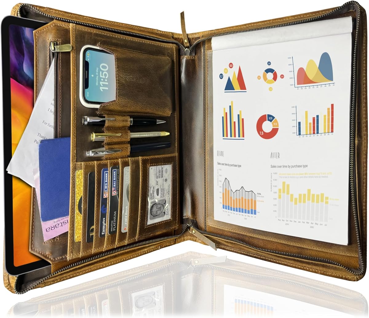The Executive Recycled Leather Portfolio
