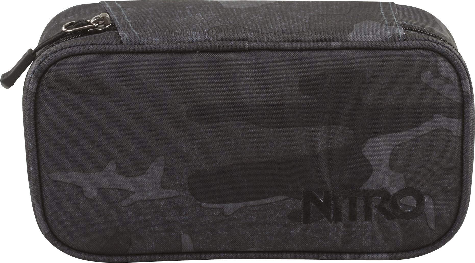 Nitro Pencil Case XL Inkl. Geo Dreieick & Stundenplan, Federmäppchen, Schlampermäppchen, Faulenzer Box, Federmappe, Stifte Etui