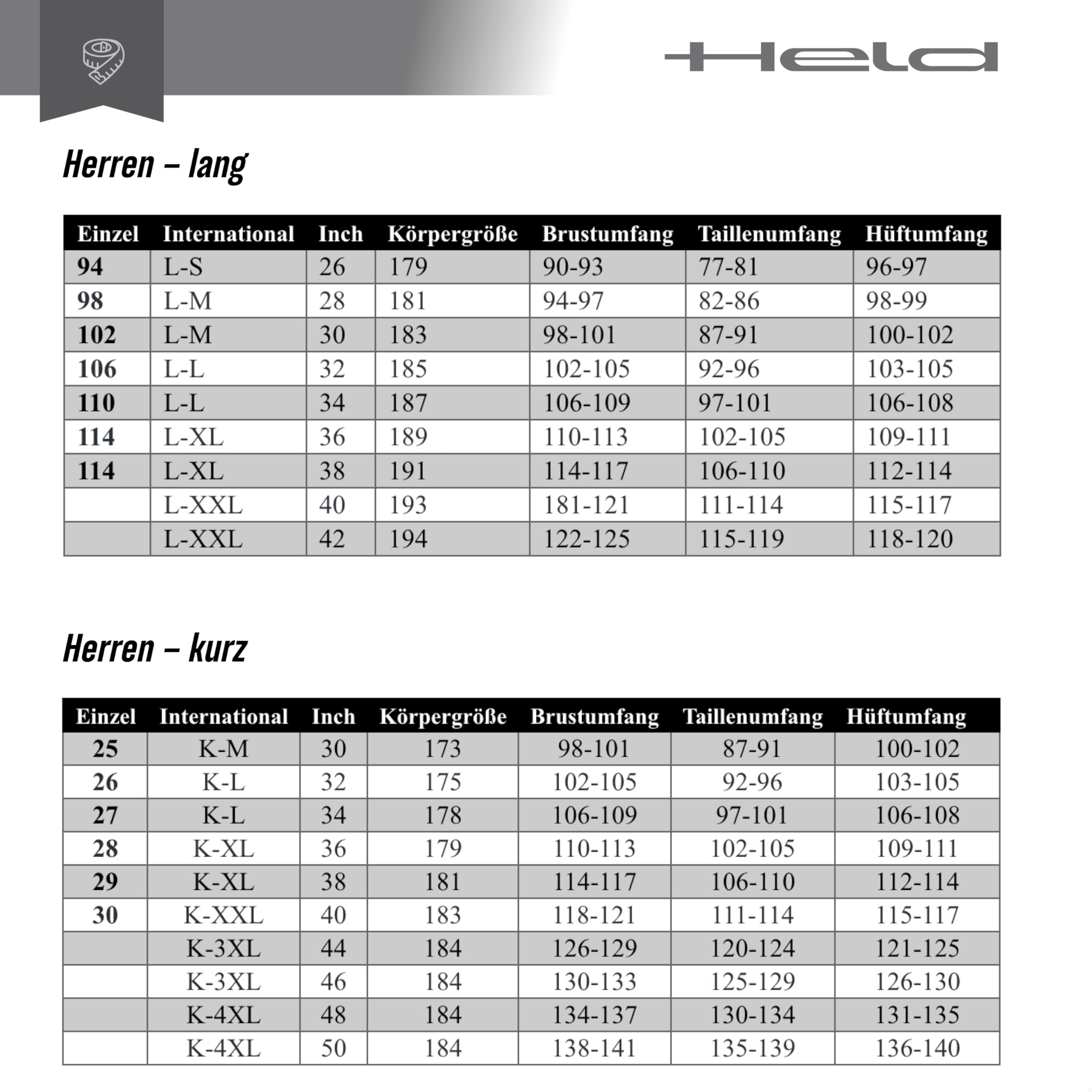 Held Tropic 4 Base Mesh Motorrad-Textilhosen, grau, L