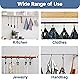 Titanker Shower Curtain Hooks Black, Minimalist Simple Double Glide Shower Curtain Rings, Rust Proof Metal Shower Hooks Rings for Bathroom Shower Rods Curtains, Set of 12 Hooks Product Image 6