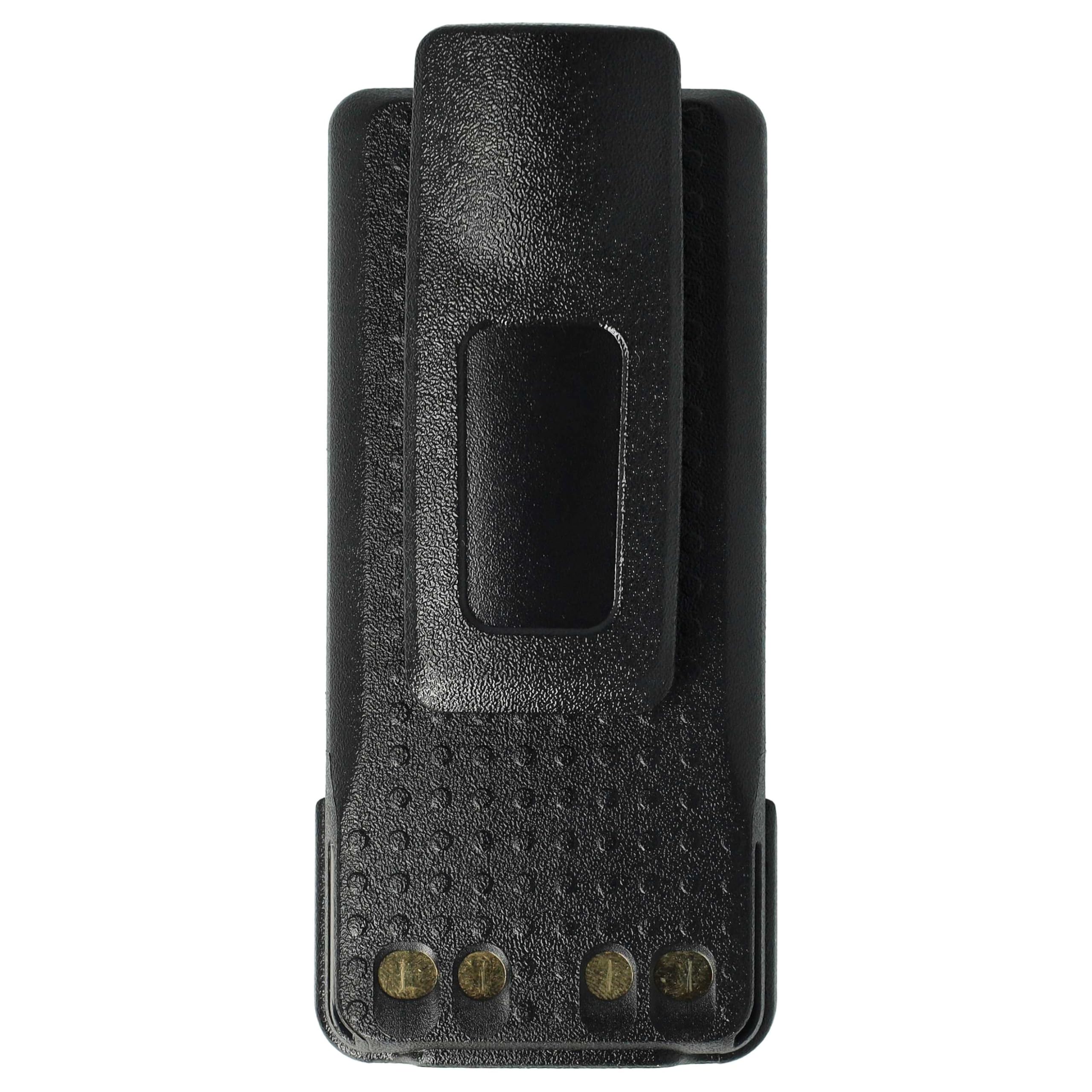 vhbw batteria sostituisce Motorola PMNN4406, PMNN4406BR, PMNN4409 per radio (2600mAh, 7,4V, Li-Ion) + clip