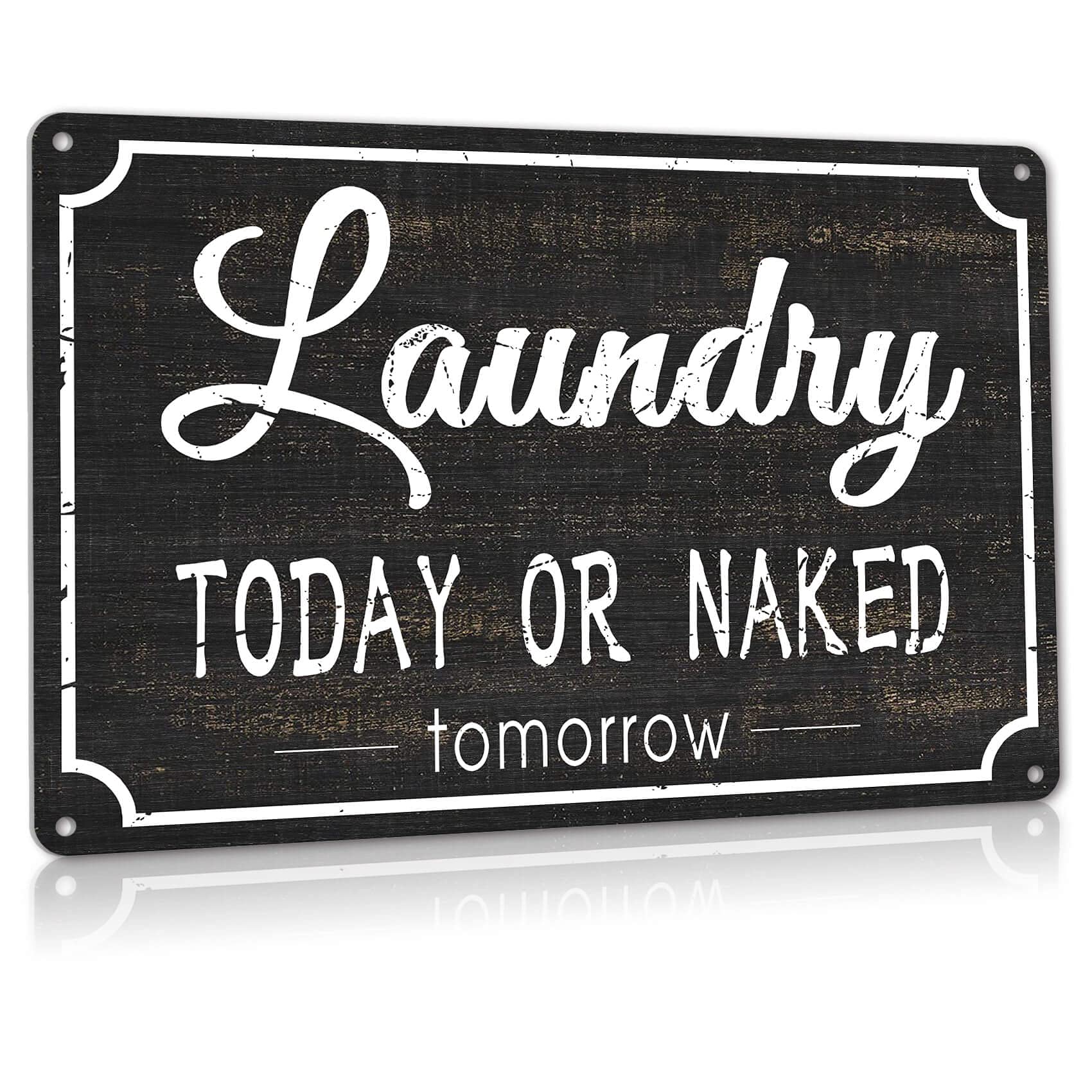 Funny Laundry Room Metal Tin Signs Washroom Wall Decorations Vintage Home Bathroom Decor Sign Aluminum 8x12 Inches