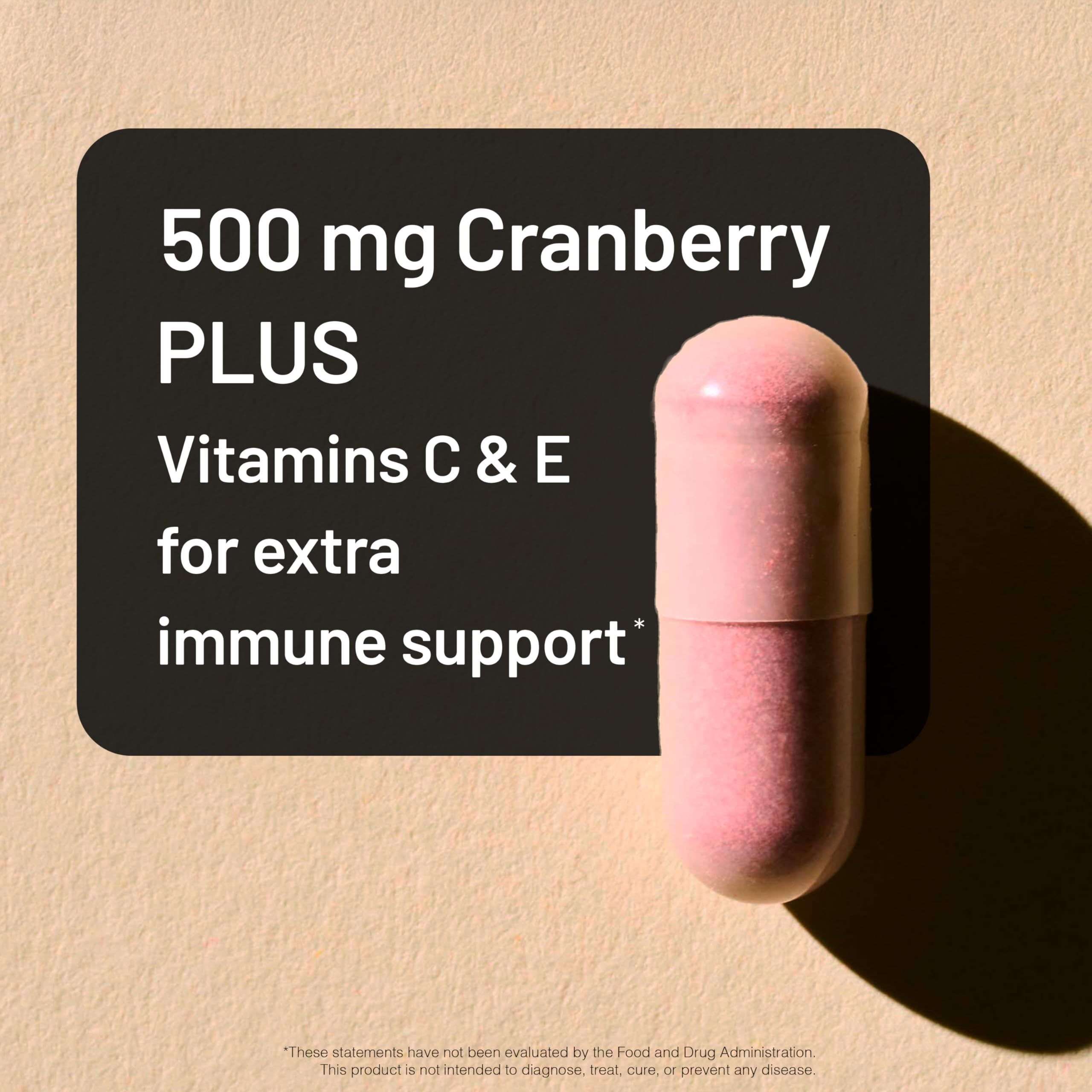 NatureWise Cranberry Extract 500mg for Women, Urinary Support, 60 Capsules — Amazon image 4