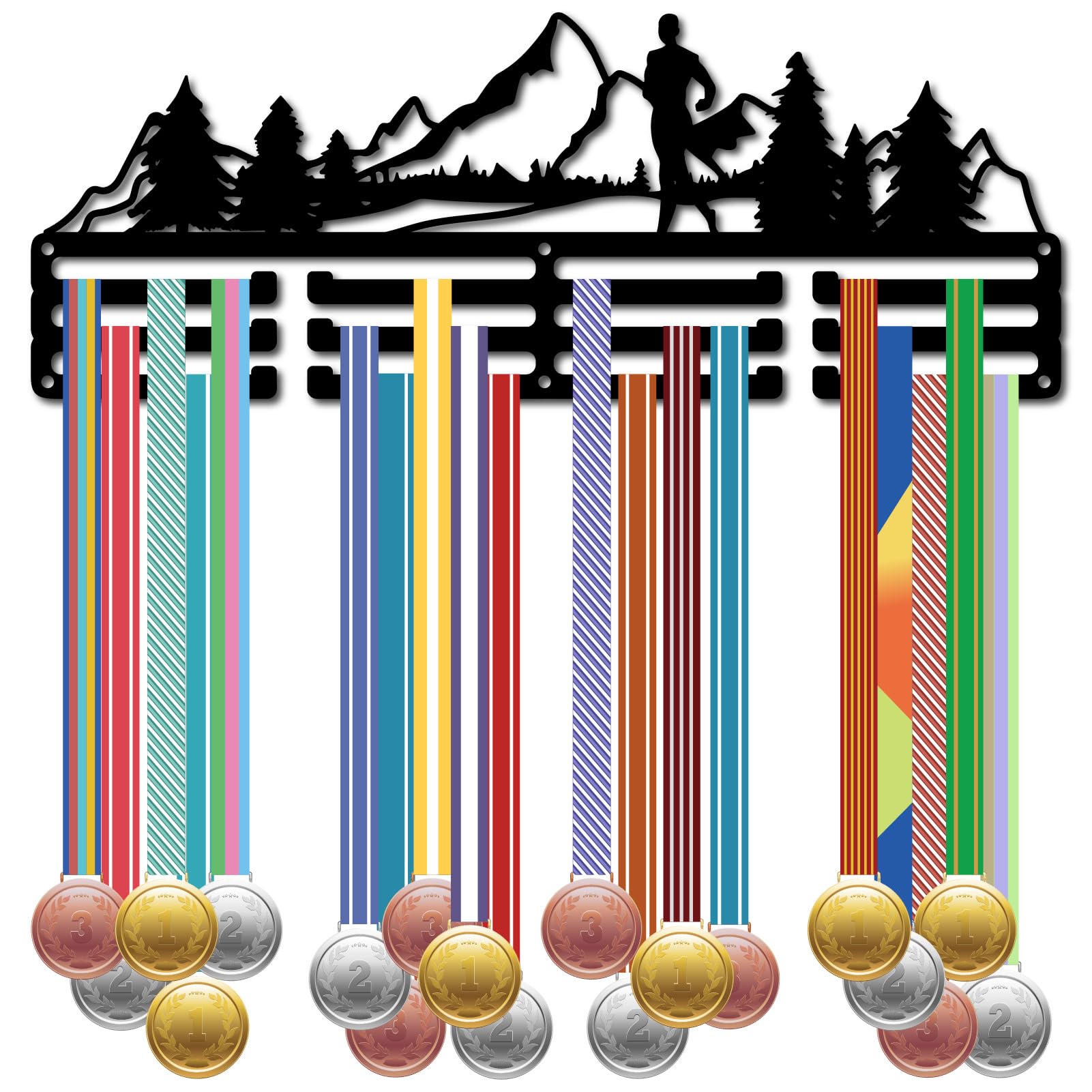 Présentoir De Médailles De Judo, Porte-médailles De Sport, Cintres De Médailles De Course, Support De Récompenses En Métal, Organisateur D'exposition De Ruban, Support Mural