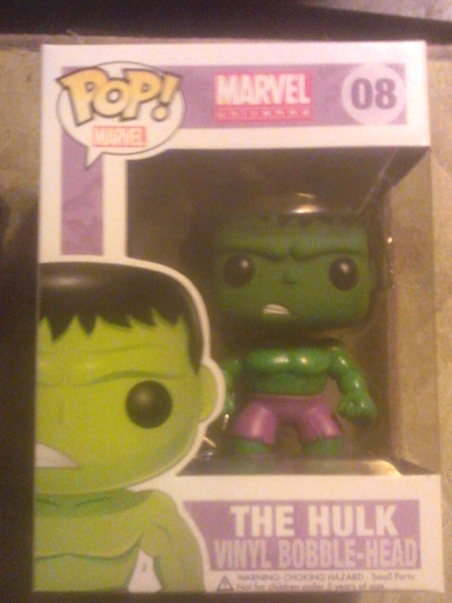 Pop Marvel Bobble Figure The Hulk
