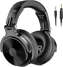OneOdio Bluetooth Headphones Over Ear, Studio Level Sound Quality, 110 Hrs Playtime Bass Boosted Soft Memory Protein Earmuffs Foldable wireless Headphone with Mic for Cell Phone PC Music