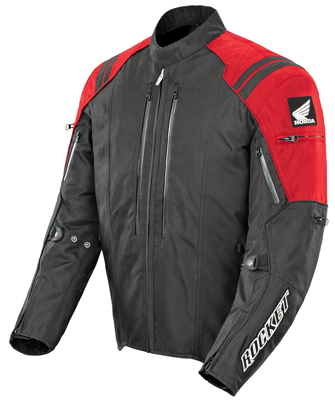 Honda Joe Rocket CBR Men's Textile Street Racing Motorcycle Jacket - Red/Black/X-Large