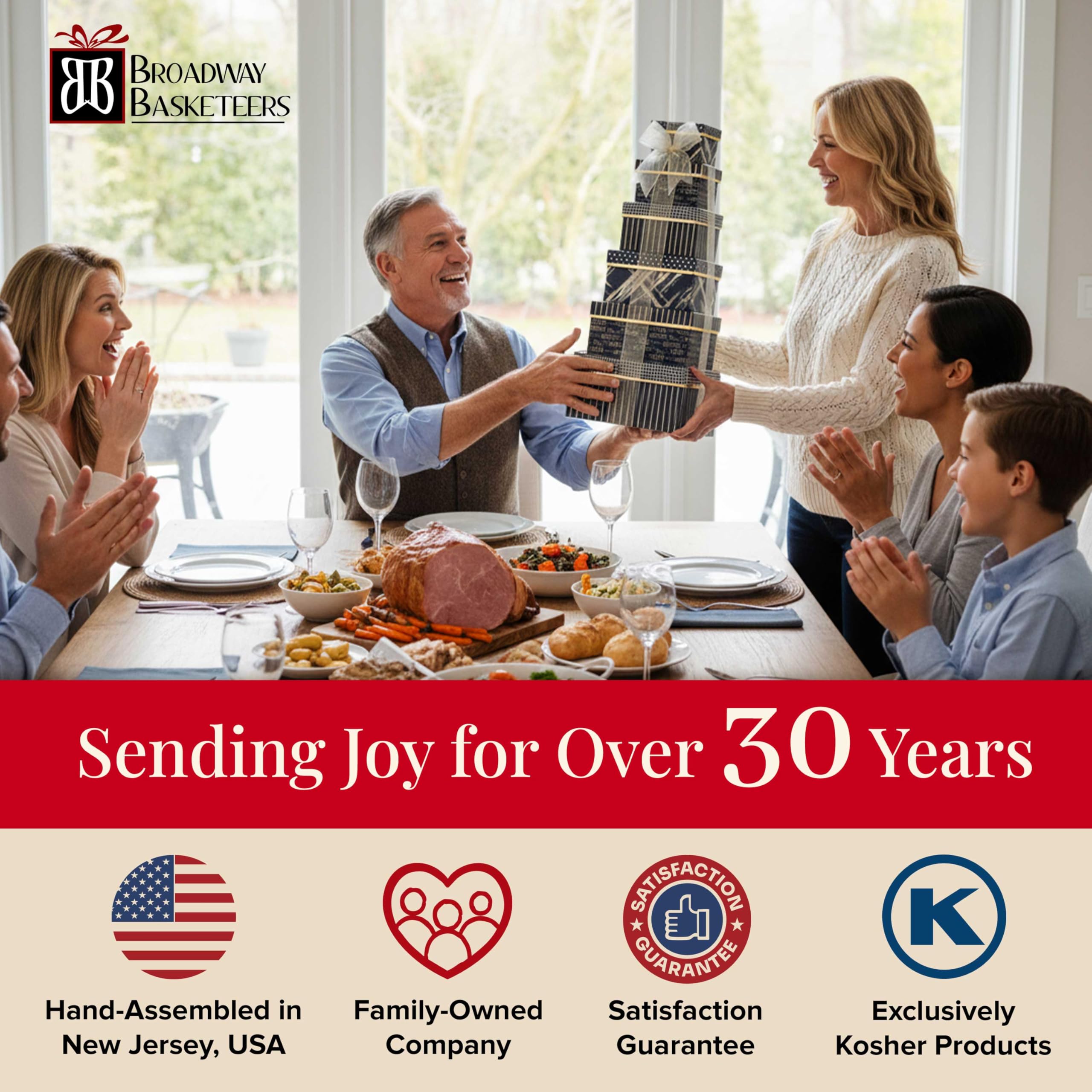 Broadway Basketeers Ultimate Gourmet Gift Tower