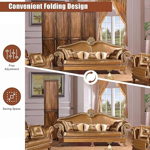 Miniatura 8 de Divisor de habitación con tablero de clavijas, pantallas divisoras de habitación plegables, pantalla de privacidad multifunción para espectáculos de