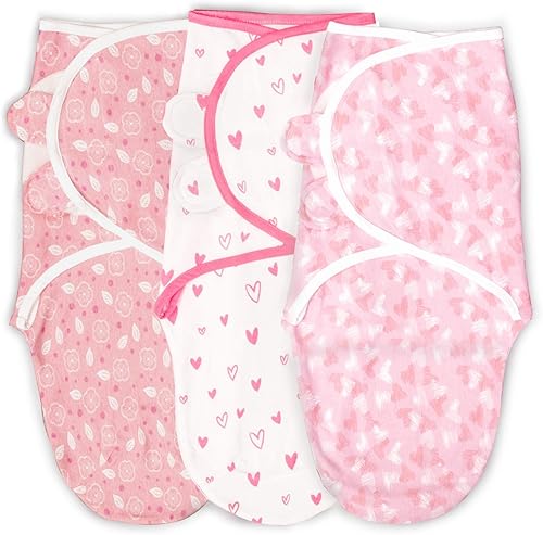 Manta envolvente de algodón 100 % orgánico, para bebé, niña, niño, saco de dormir para bebé, envoltura ajustable para bebés recién nacidos, pequeños