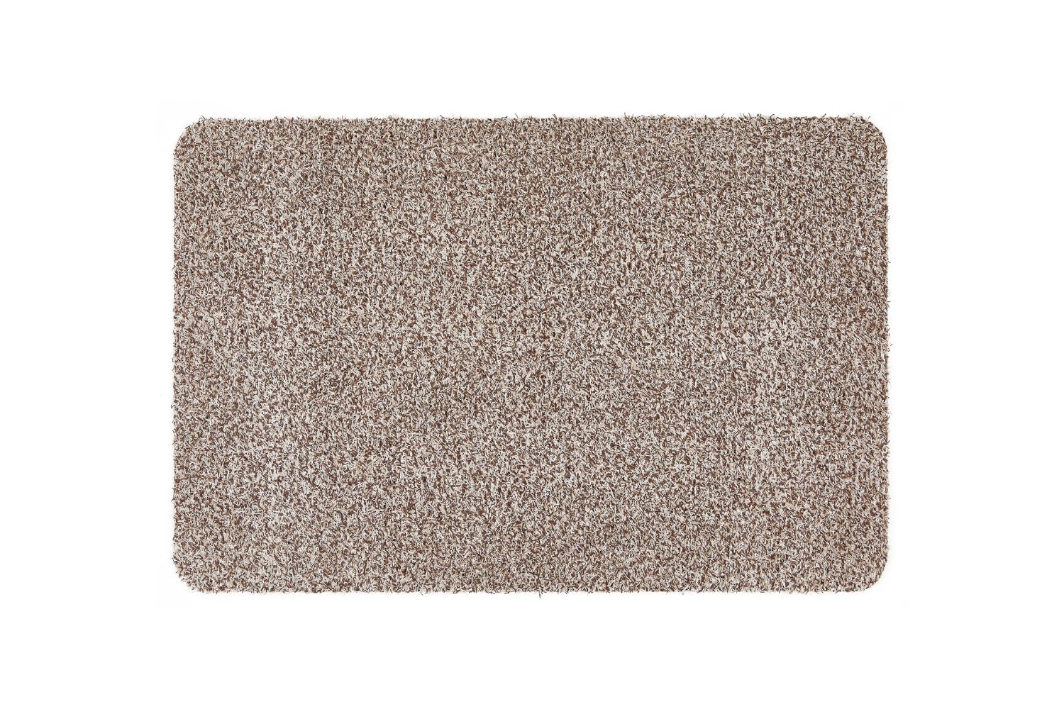 andiamo Samson Doormat - Dirt Trapper Mat Made of Cotton for the House Entrance - Can be Used as a Doormat Inside, Doormat in Covered Outdoor Area or as a Pet Mat 60 x 40 cm Light Beige