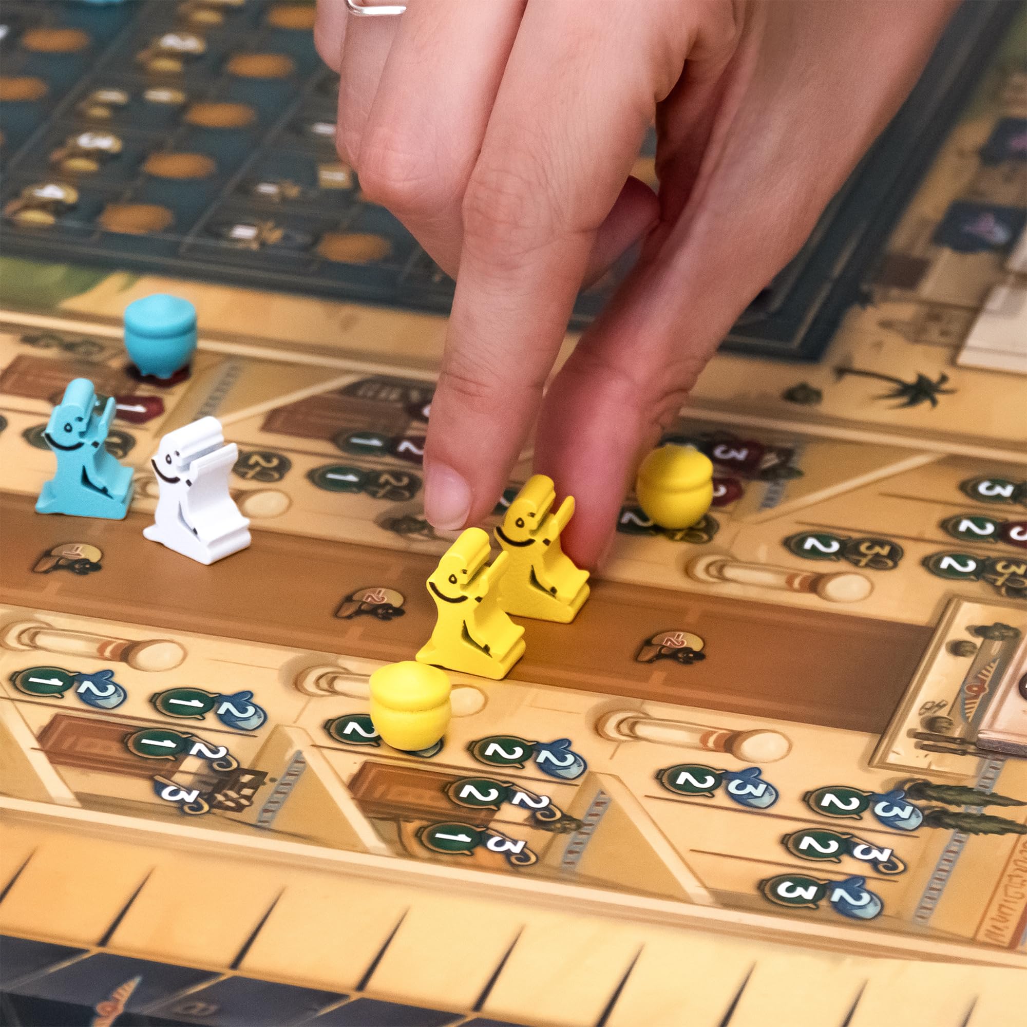 Men-Nefer - gra strategiczna - od 1 do 4 graczy - 60-120 minut - wydanie włoskie i holenderskie