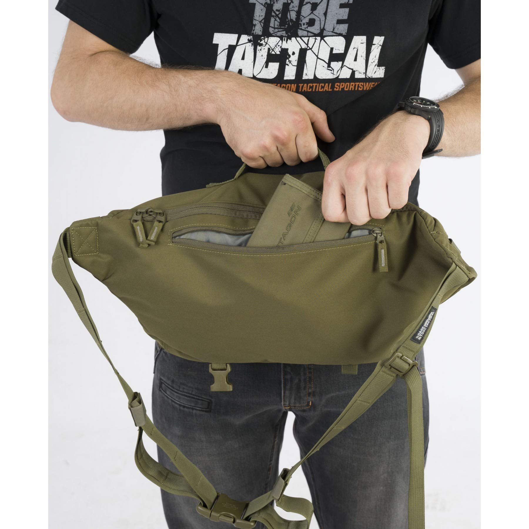 Pentagon Borsa Pettorale Tattica Telamon Bag (Nero)