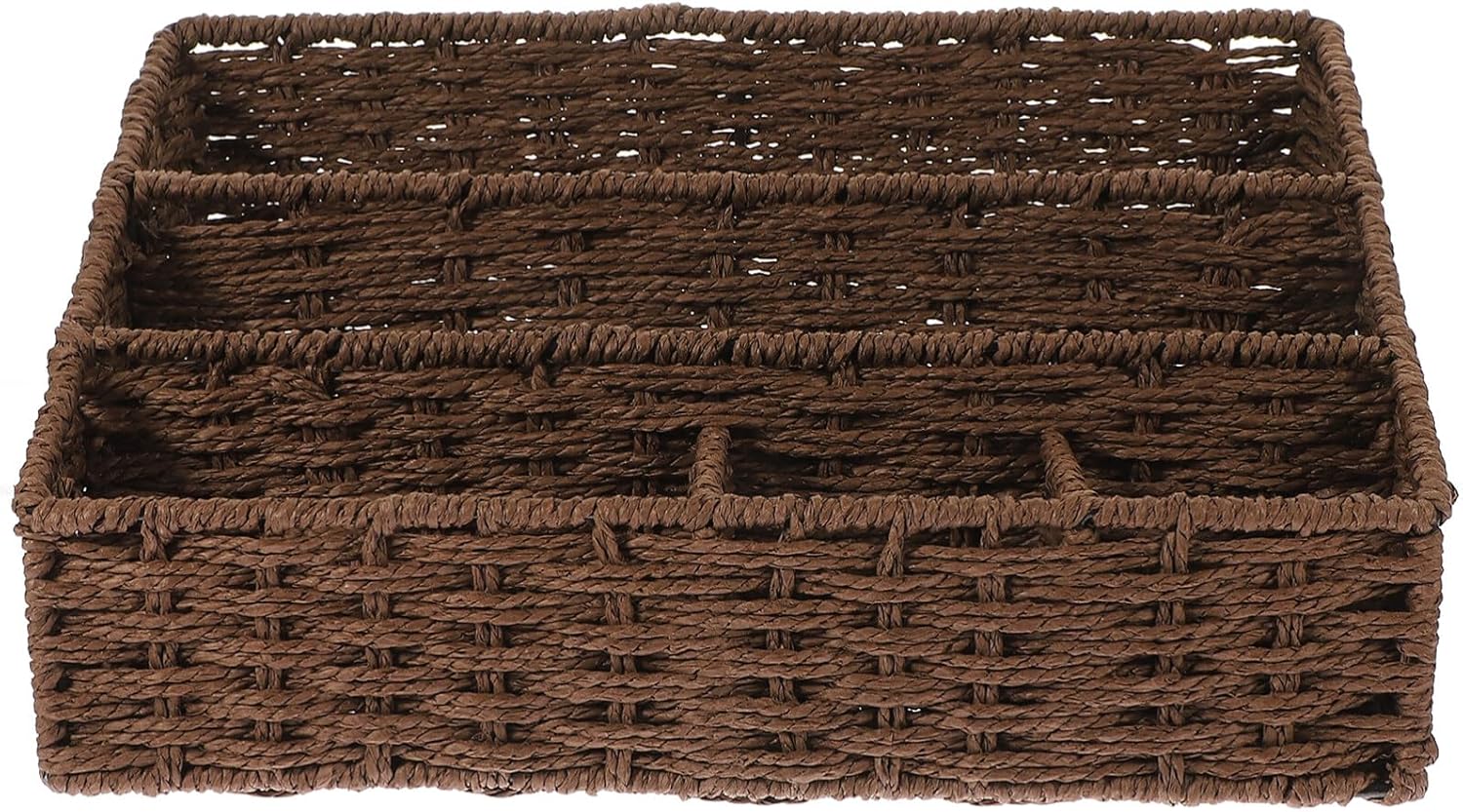 Magazine Display Stand Boho Home Decor Storage Shelves Show Rack Office Desk Decor Storage Shelf Makeup Storage Organizer Woven Sundries Organizing Basket Bohemia Accessories