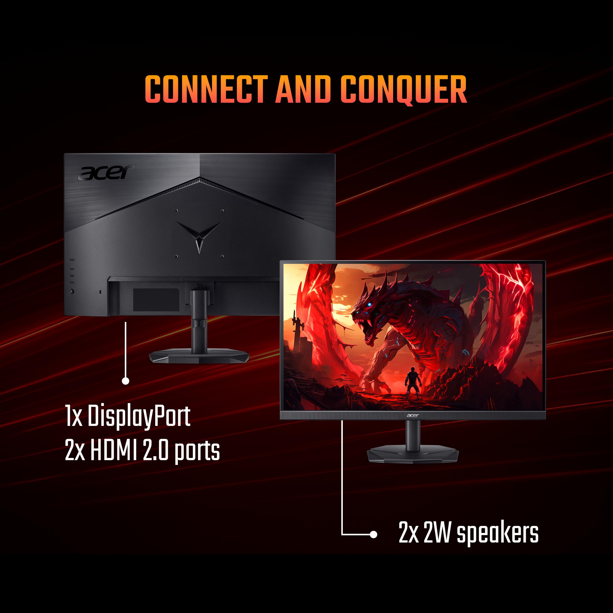 acer Nitro KG271 X1 27 Inch IPS Full HD Backlit LED Gaming Monitor