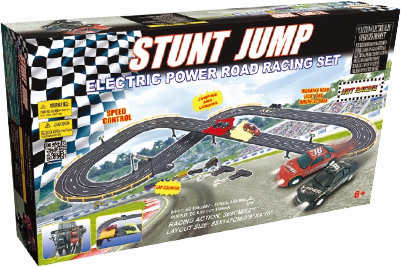 Golden Bright Electric Power Road Racing Set