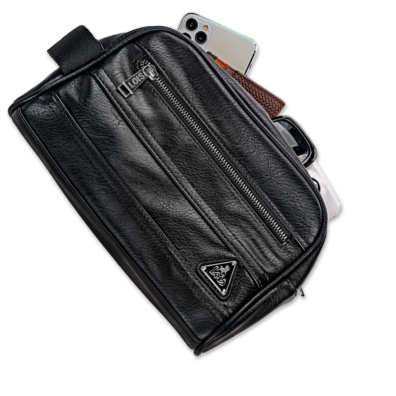 Beauty Case Uomo - Beauty Case da Viaggio in Impermeabile Materiale - Beaut