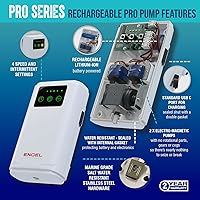 Vista 4 de ENGEL Live Bait Cooler PRO for Fishing - Portable Minnow and Bait Bucket with Lithium-Ion Rechargeable Aerator Beige Bronceado