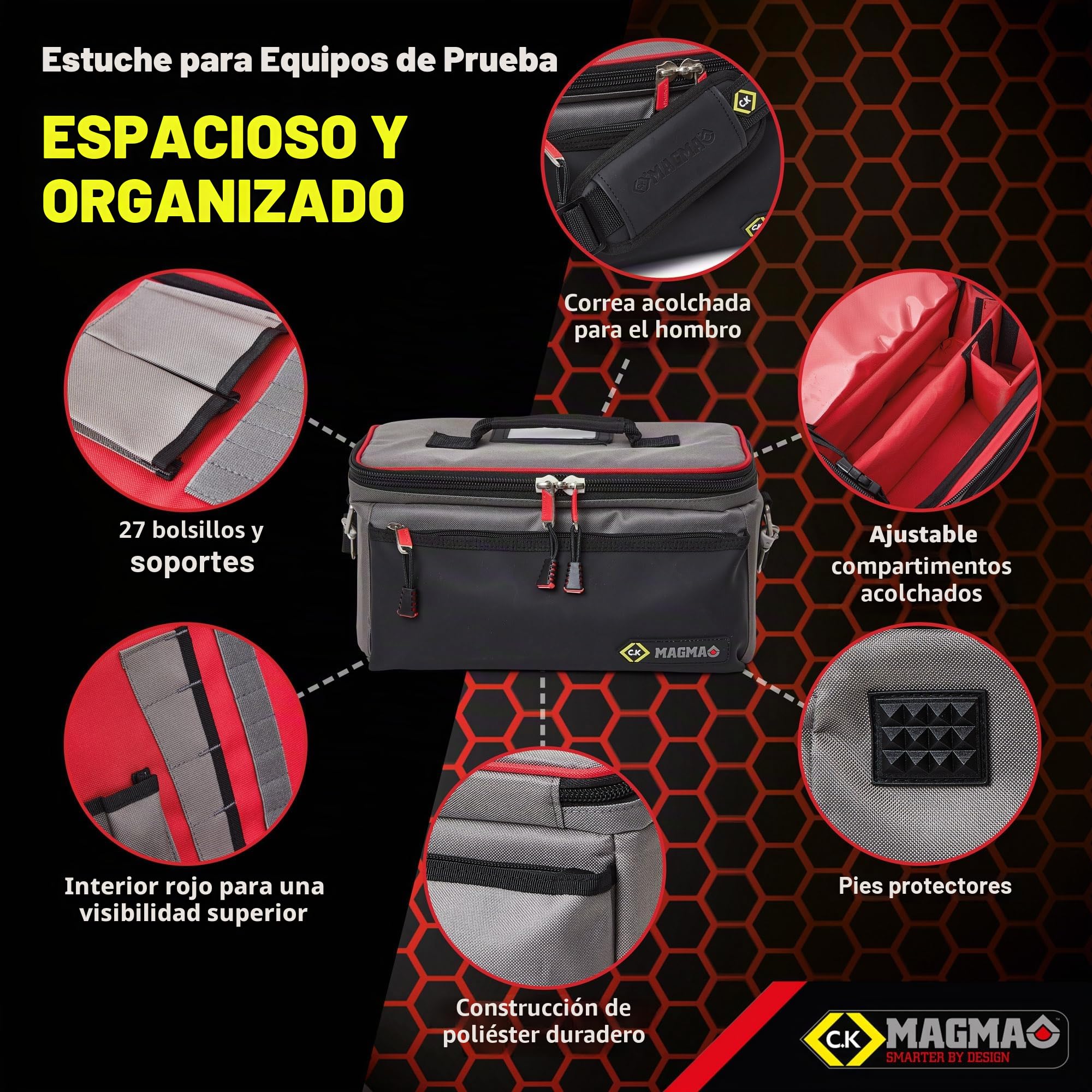 C.K Magma MA2638 - Bolso de herramientas para instrumentos de medición y accesorios