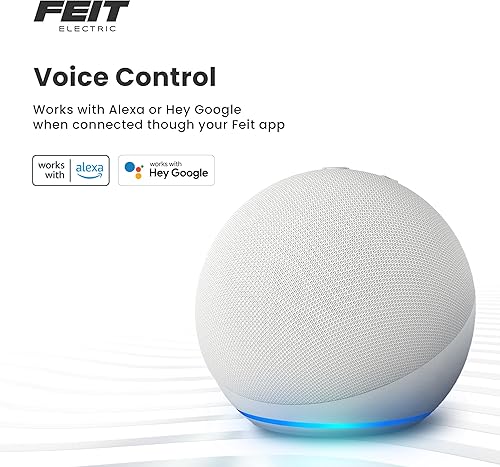 Miniatura 5 de Feit Electric Bombilla LED inteligente A19, equivalente a 60 W, regulable, cambio de color RGBW, compatible con Alexa y Google Home, 2.4 GHz Wi-Fi