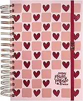Meu plano perfeito: Florescer, planner sem data para adolescentes, capa coração | Planner 2026