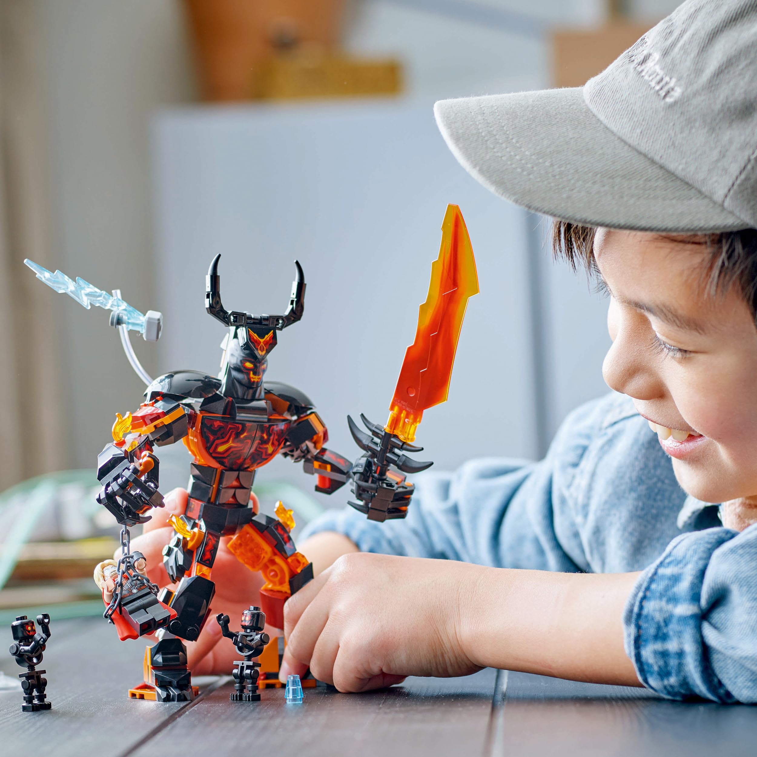 Amazon.co.jp: レゴ(LEGO) マーベル ソーとスルトの決戦 おもちゃ 玩具