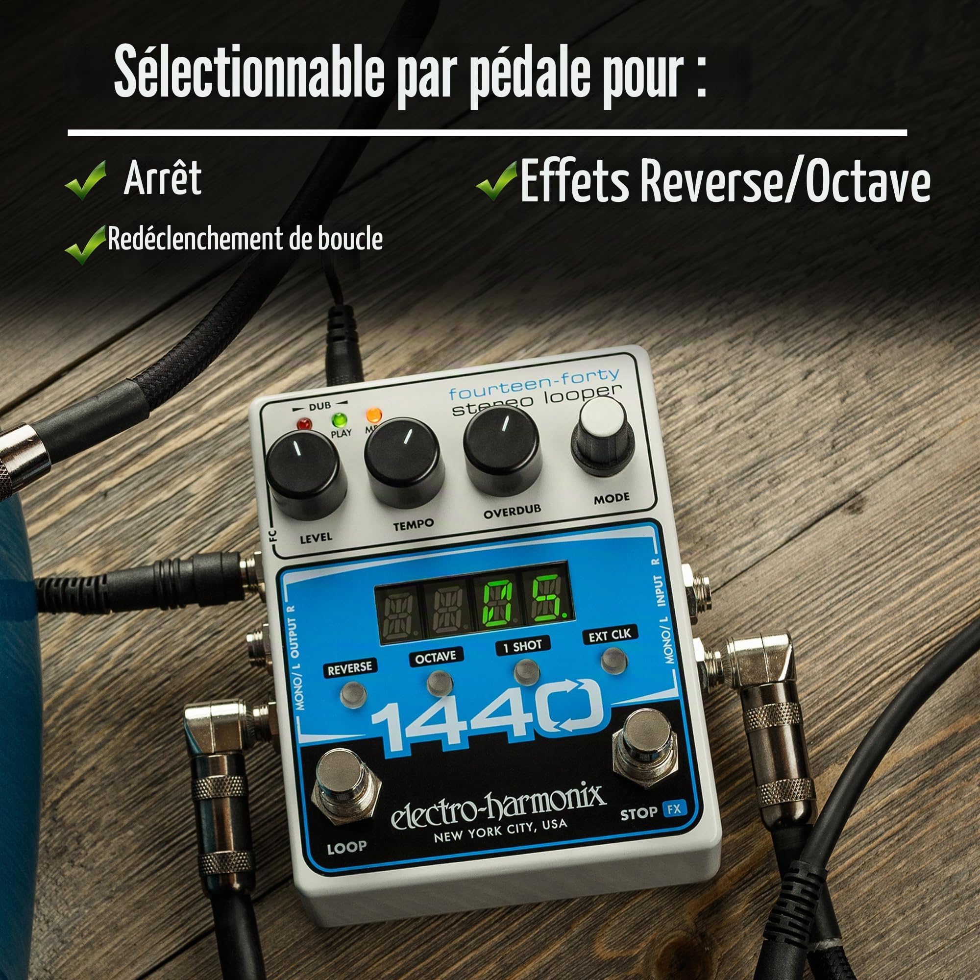 Electro Harmonix 1440 Looper stéréo Distorsion pour guitares
