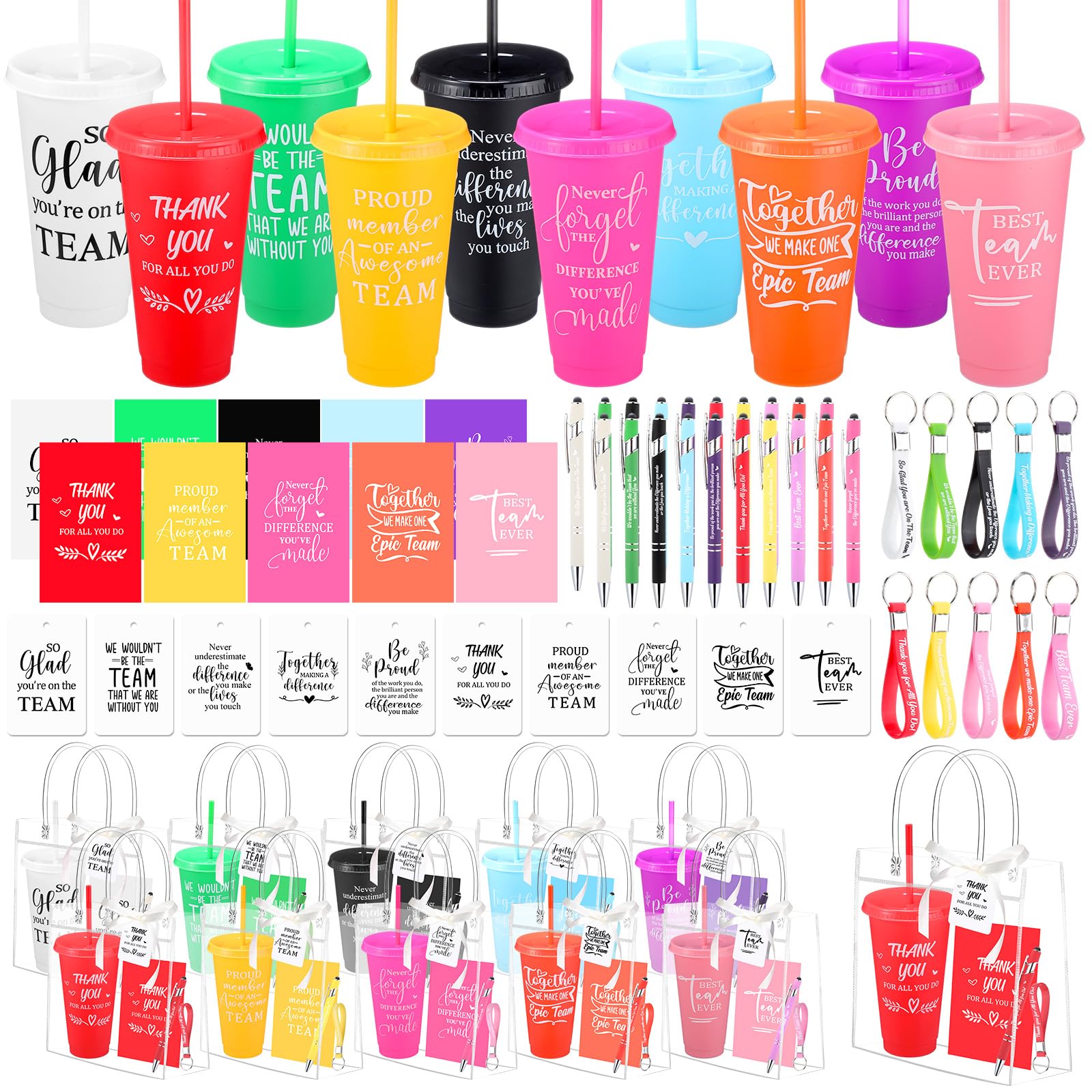 Gobelets en plastique inspirants et cartes de Noël pour cadeaux aux enseignants