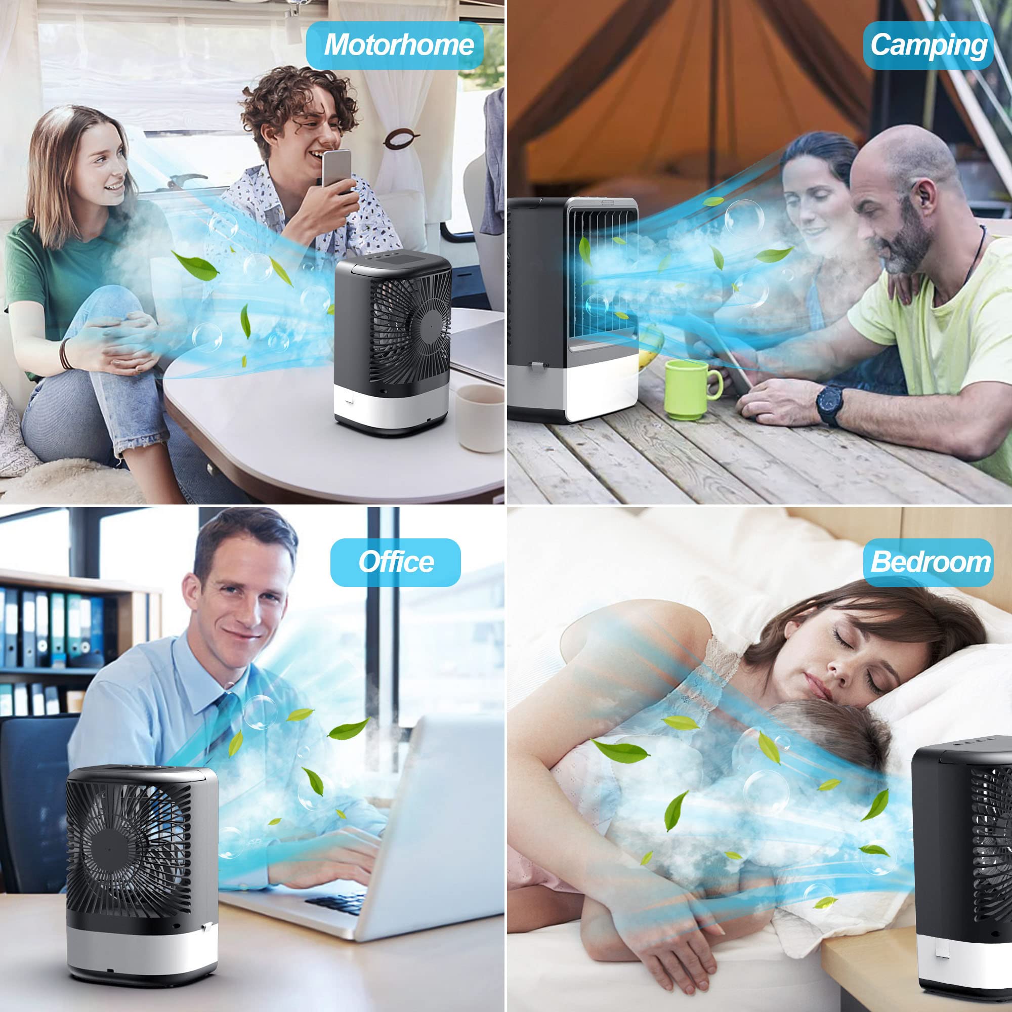 Silvergear Mini Luftkühler - Mobile Klimaanlage Mit USB-Anschluss