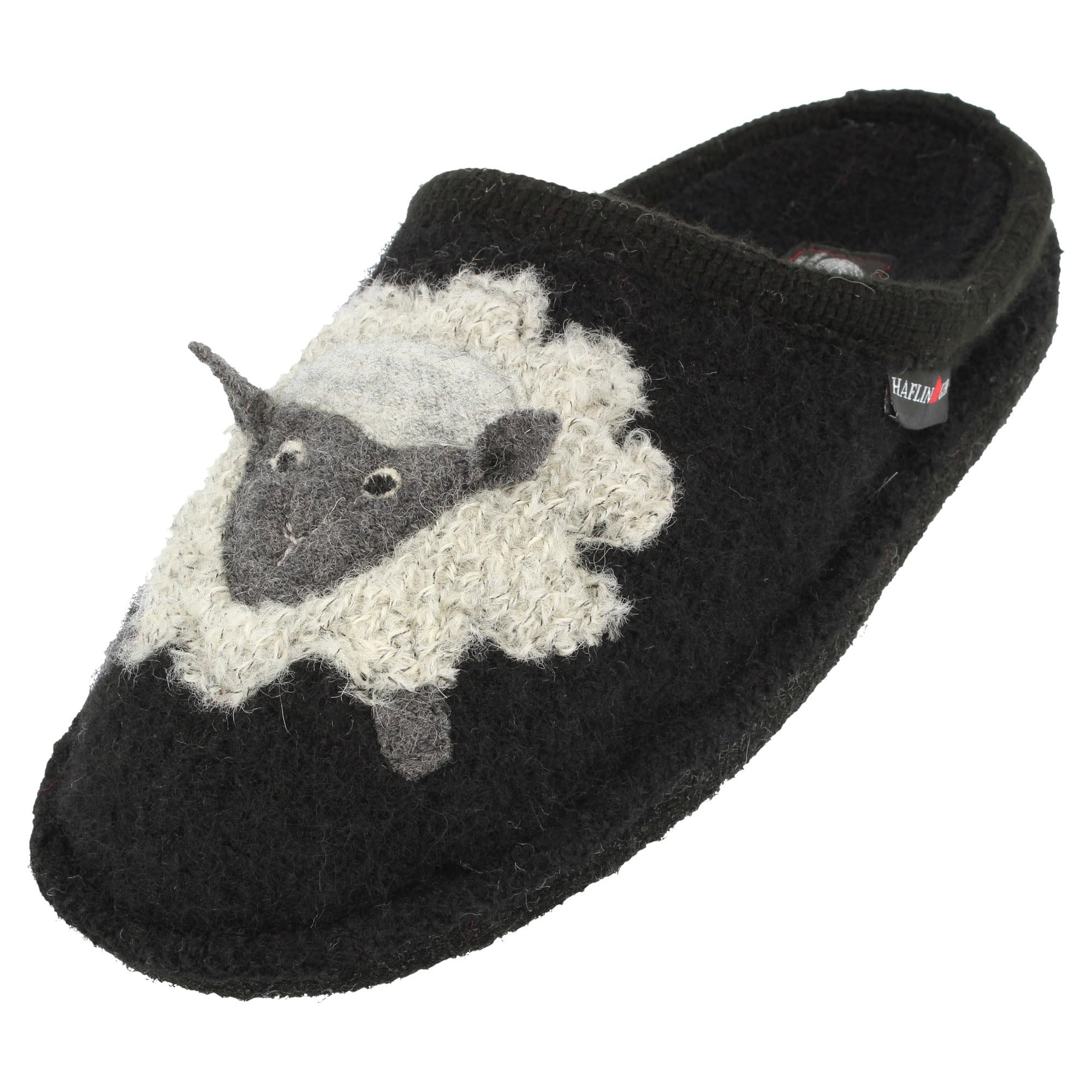 HAFLINGERFlair Lamby Slippers Milled Wool Lamb