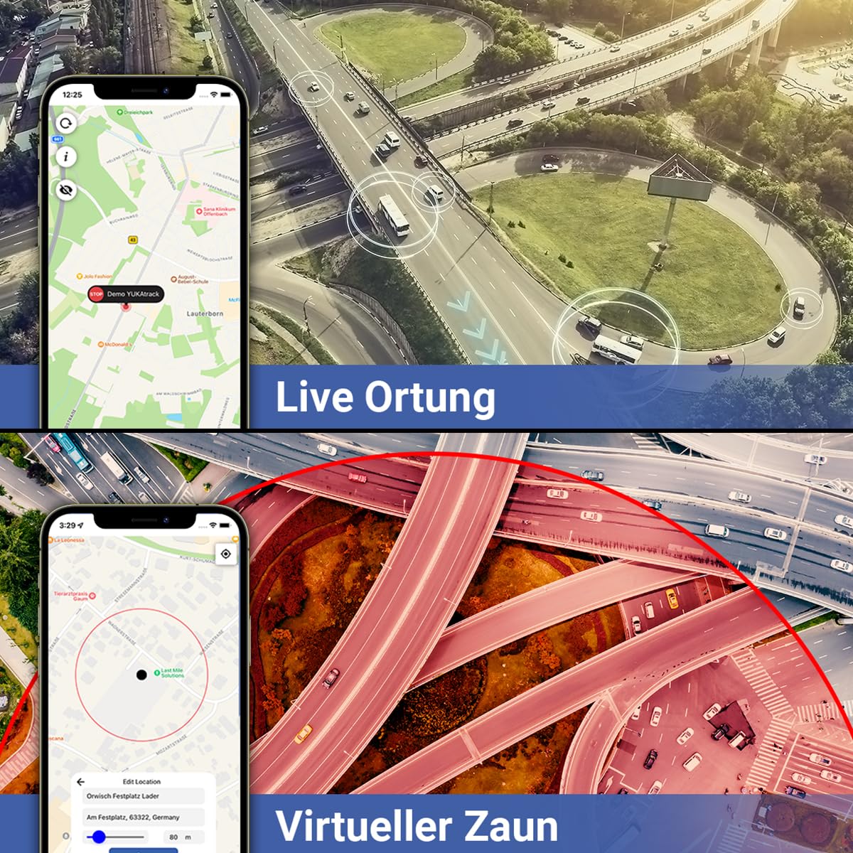 easyWire Traceur GPS pour Voiture, Moto, Camion et Caravane | Carte SIM et données incluses, suivi live en Europe, carnet de route, sans abonnement ni contrat, prêt à l’emploi