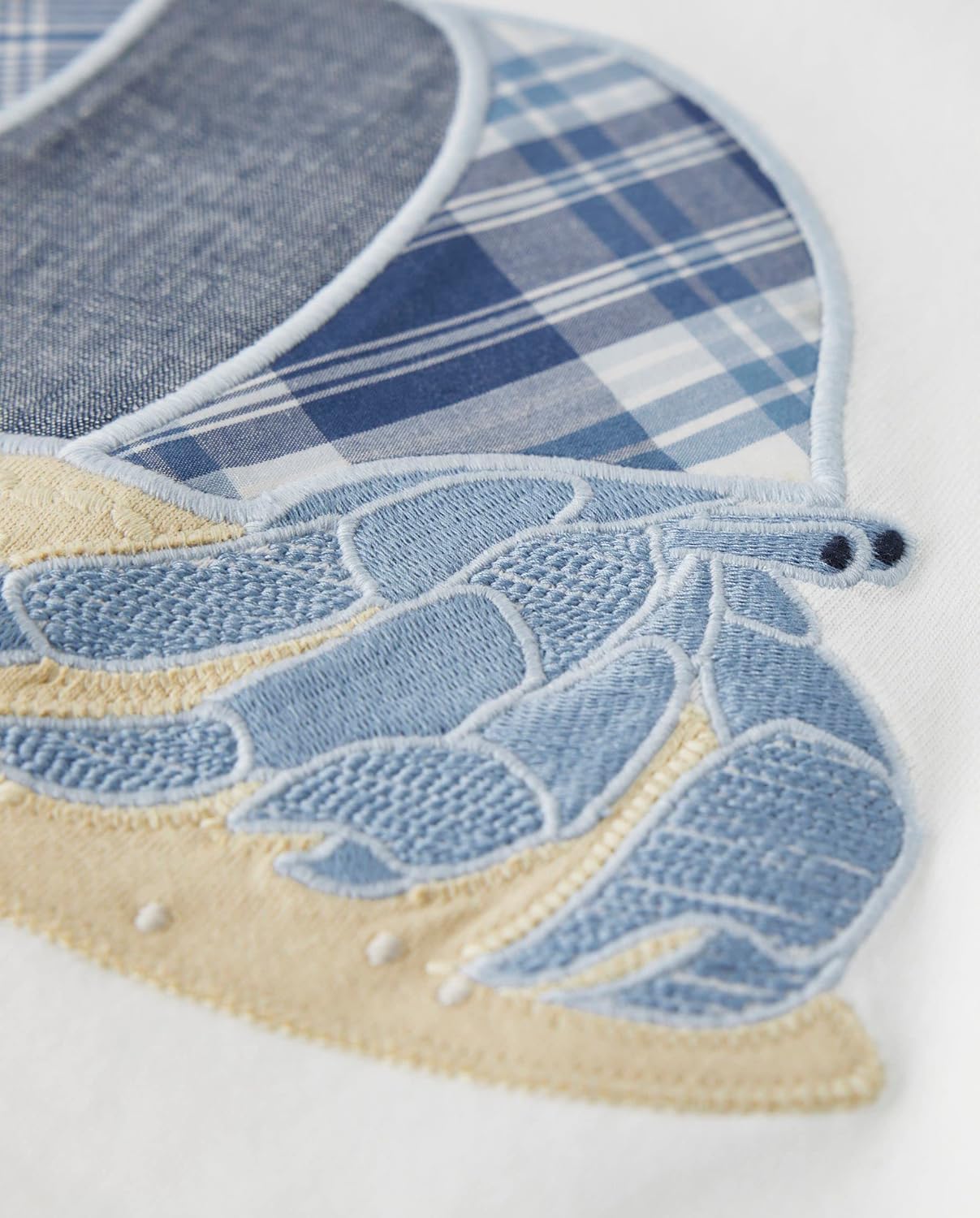 Gymboree,and Toddler Embroidered Graphic Short Sleeve T-Shirts,Blue Hermit,12-18 Months - Image 2