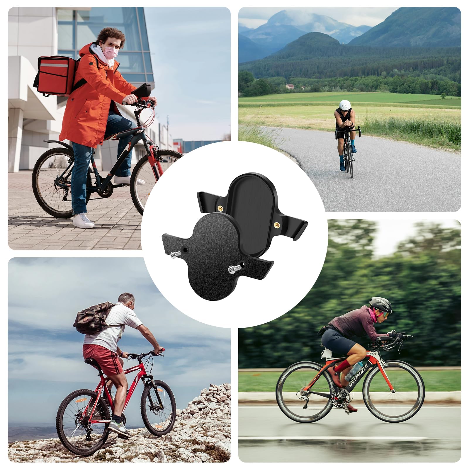 Supporto per bicicletta Samsung Smart Tag 2 – GPS Tracker sotto la sella, accessorio nascosto per bici da strada