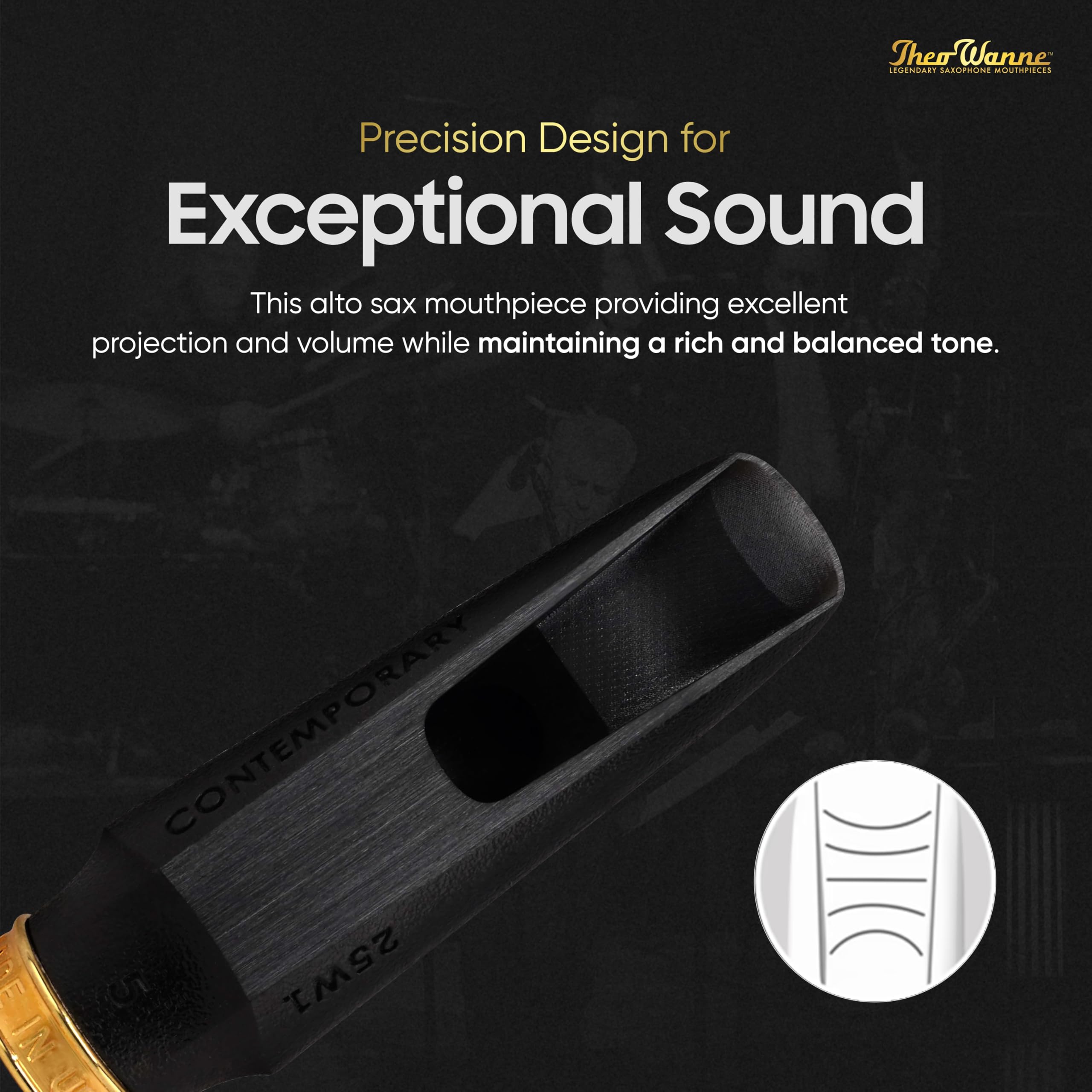 Amazon.com: Theo Wanne Essentials Contemporary Alto Saxophone