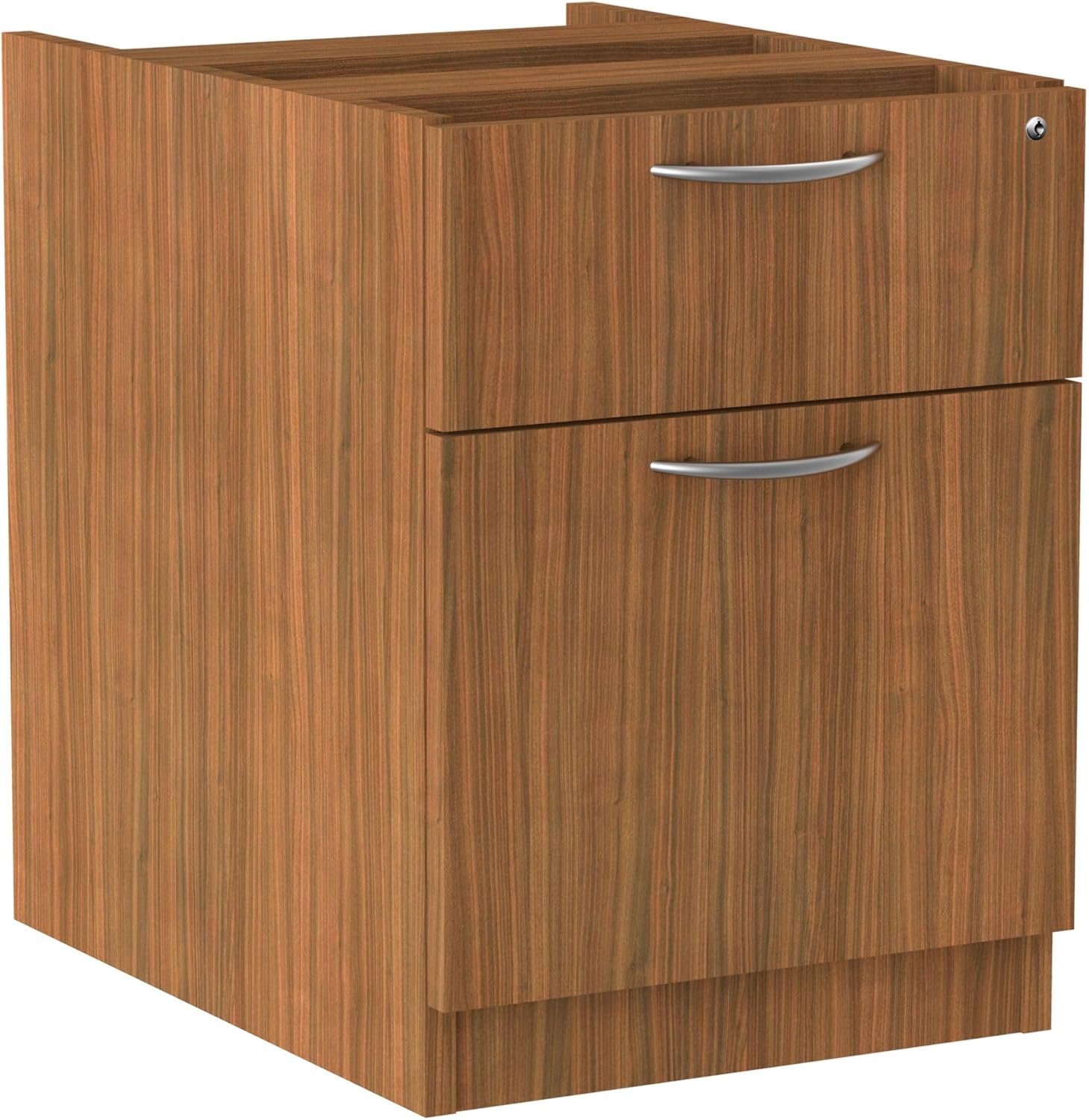 Alera Alera Valencia Series Hanging Pedestal File, Left/Right, 2-Drawer: Box/File, Legal/Letter, Modern Walnut,15.63 x 20.5 x 19.25