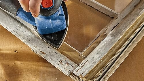 Miniatura 18 de BOSCH GSS12V-40N Lijadora de acabado orbital sin escobillas de 12 V Max con bolsa de polvo, hoja de 1/4 y 1/3 (herramienta desnuda)