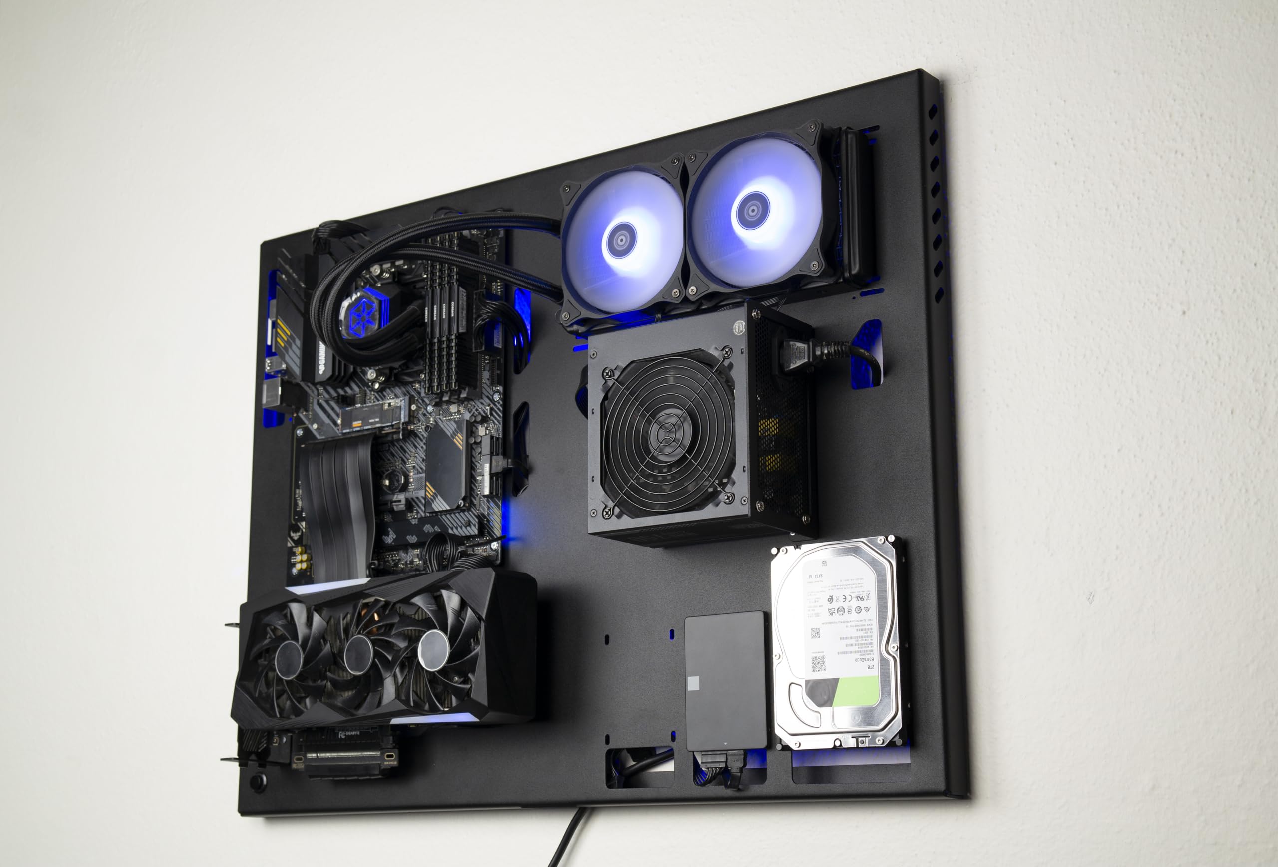ABK Design, custodia per pc da parete, custodia per pc da gioco
