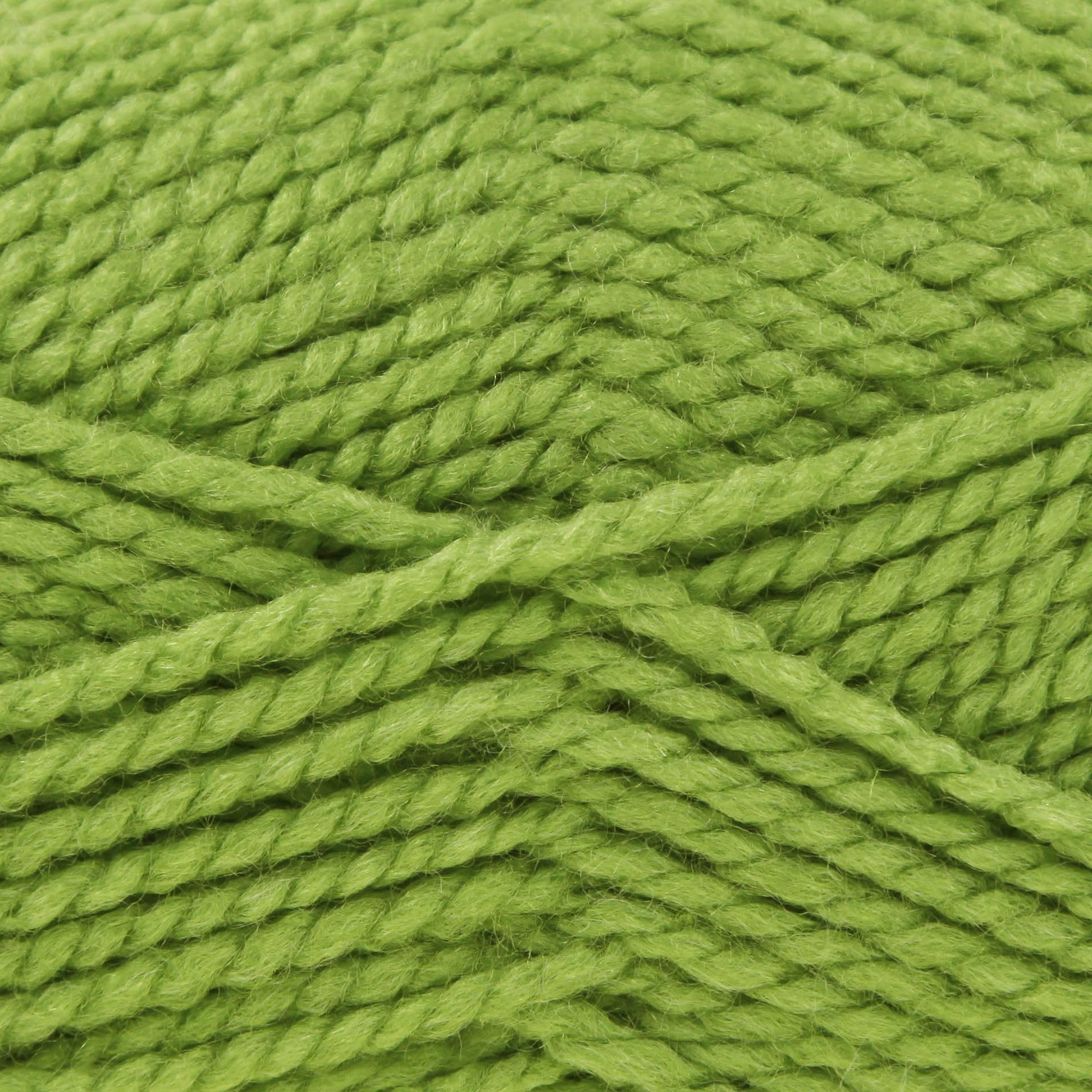 Big Value Chunky Knitting Yarn 100g Ball - Premium Acrylic - Perfect for Quick Knit Jumpers, Blankets & Accessories (548 Moss)