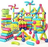 Loovio Magnetic Balls & Sticks Building Toys for Toddlers 3+ - Montessori STEM Educational Starter Set for Boys & Girls