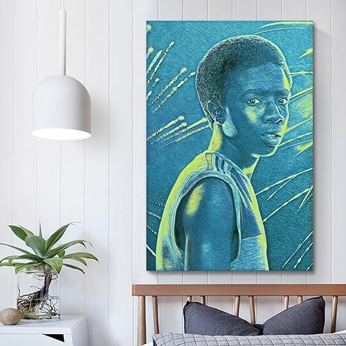 Miniatura 5 de Caleb McLaughlin -Lucas Sinclair Modern Canvas Painting Wall Art for Living Room Bedroom Bathroom Office Home Decor 08x12inch(20x30cm) Unframe-style
