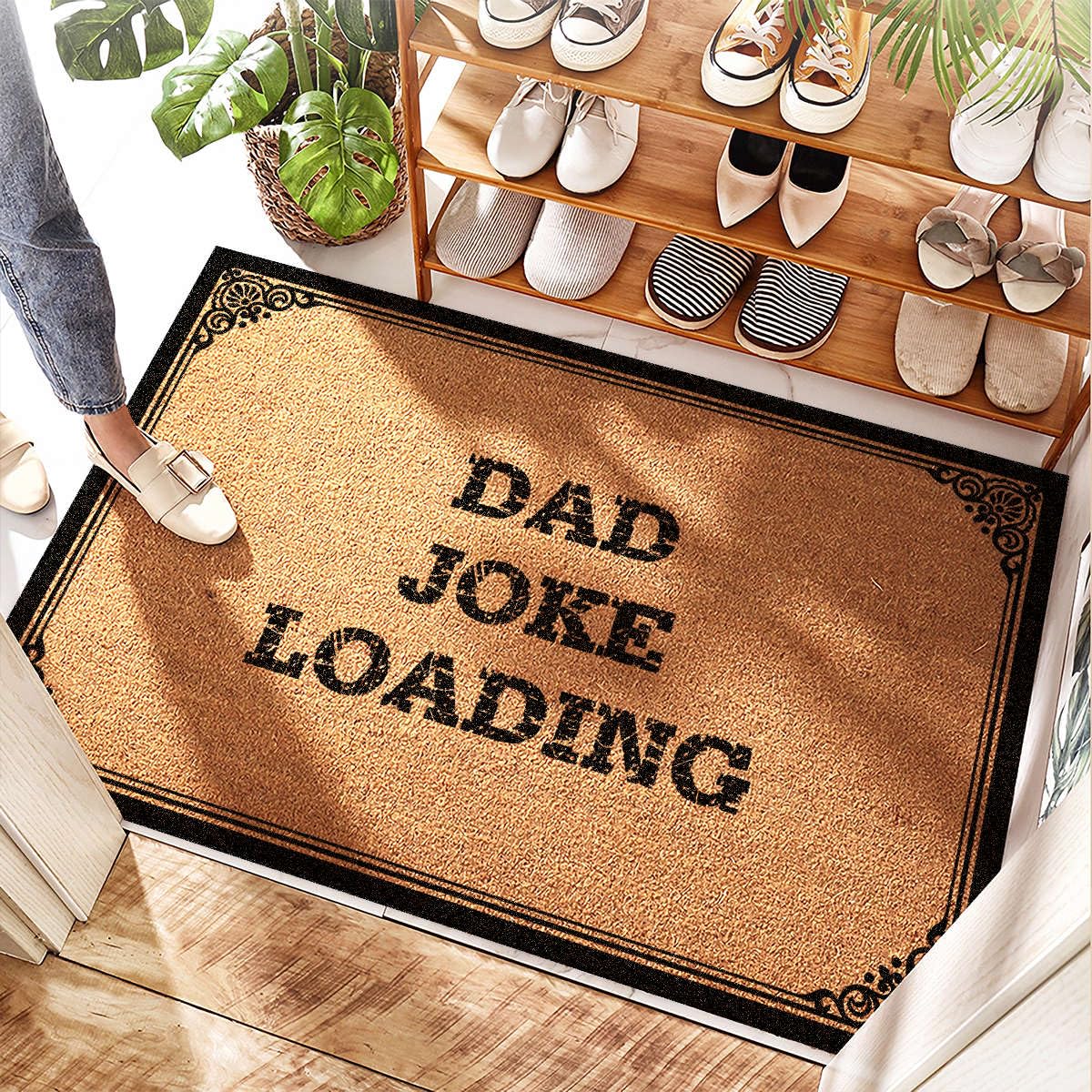 Grand tapis d'extérieur pour entrée antidérapant 65x90 cm résistant
