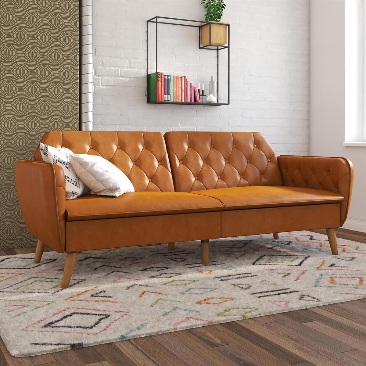 Novogratz Tallulah Memory Foam Futon - Thumbnail 4