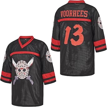 Men's Slashers Voorhees 13 Jason Hockey Jersey and Mask