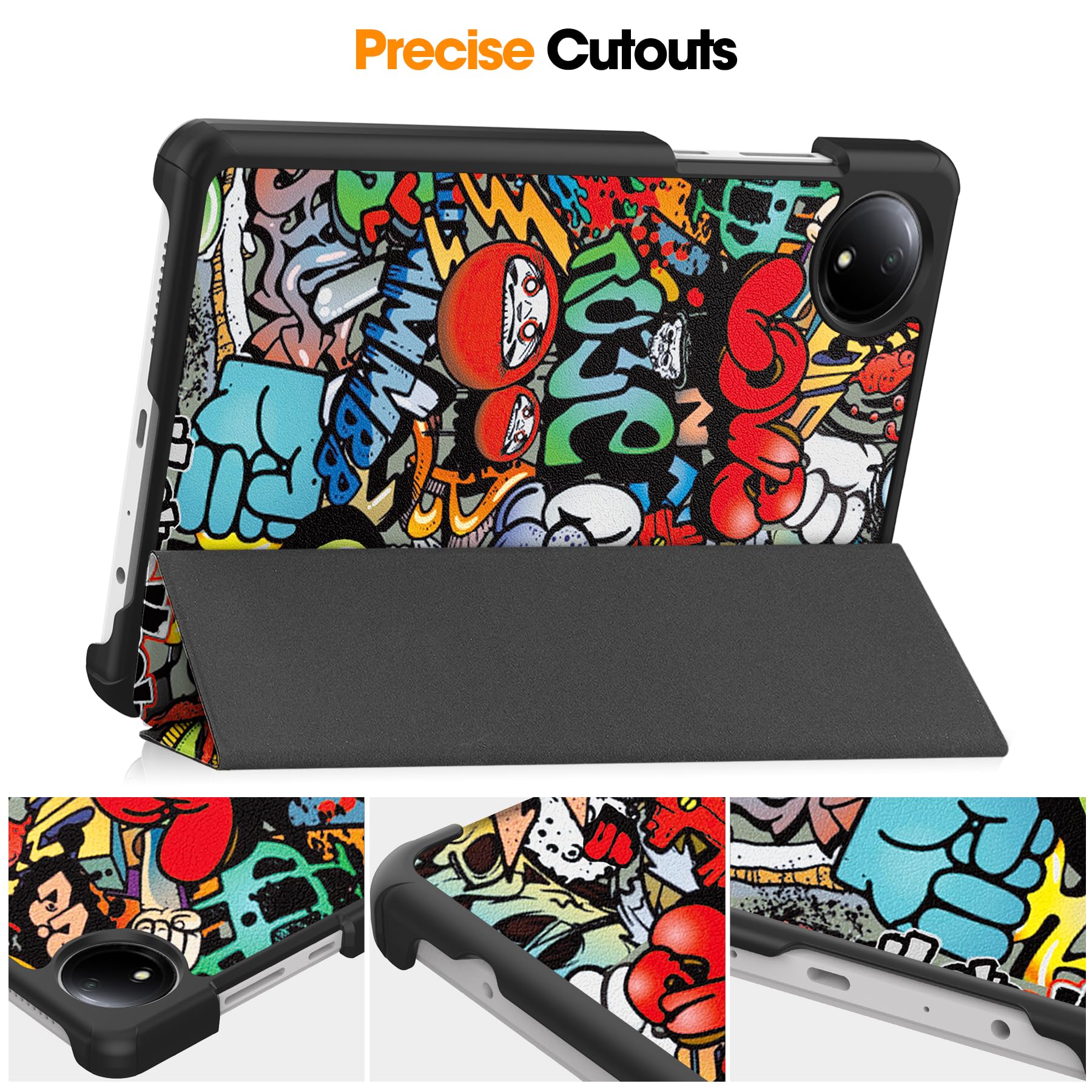 Xiaomi Redmi Pad SE 8.7 新品同様　ケース付き Redmi Pad SE ケース 8.7インチ オートスリープ 機能付き 手帳型