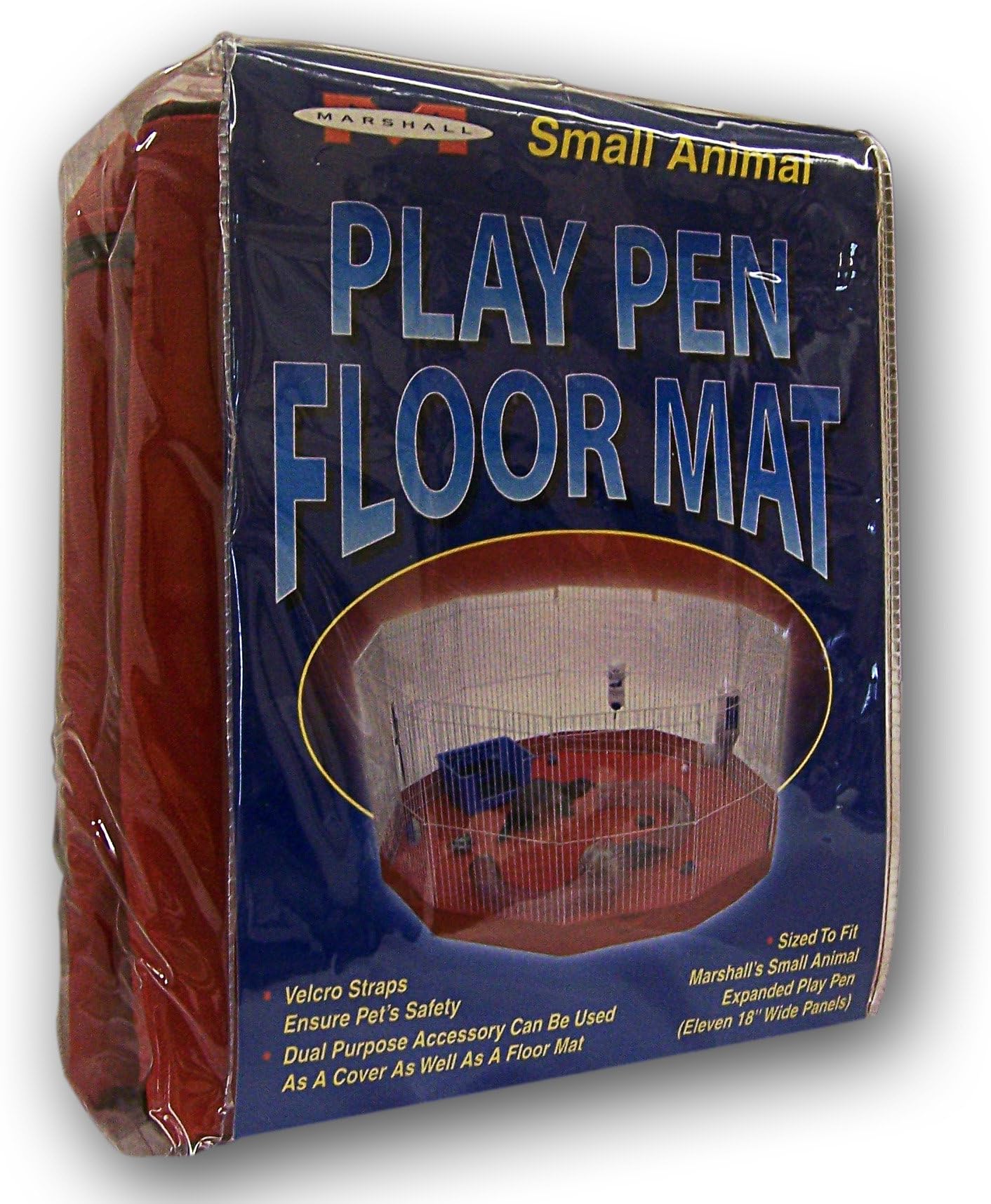 Marshall Ferret Small Animal Playpen Mat/Cover 11 18"-Panel, Colors Vary
